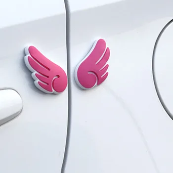 

Car Stickers Cute Angel wings Car Styling Protection Body Decoration Door Handle Stickers Decal Motorcycle For Car Accessories