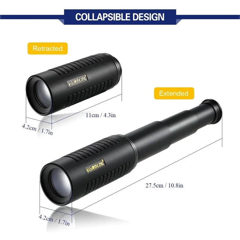 15% Visionking 25x30 Высокая Мощность Мини Компактный Монокуляр BAK4 Крыша Призма