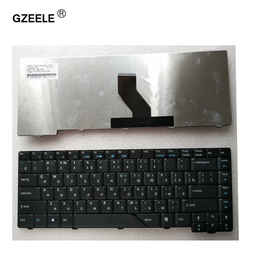 GZEELE Новая русская клавиатура для ноутбука Acer Aspire AS4710 AS4520-5582 4710ZG eMachines E500 E510 серия