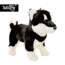 Droppingshipping 11,8 ''реалистичный стоячий щенок Шиба ину собака мягкая игрушка Мопс плюшевый животный плюшевая игрушка бульдог кукла