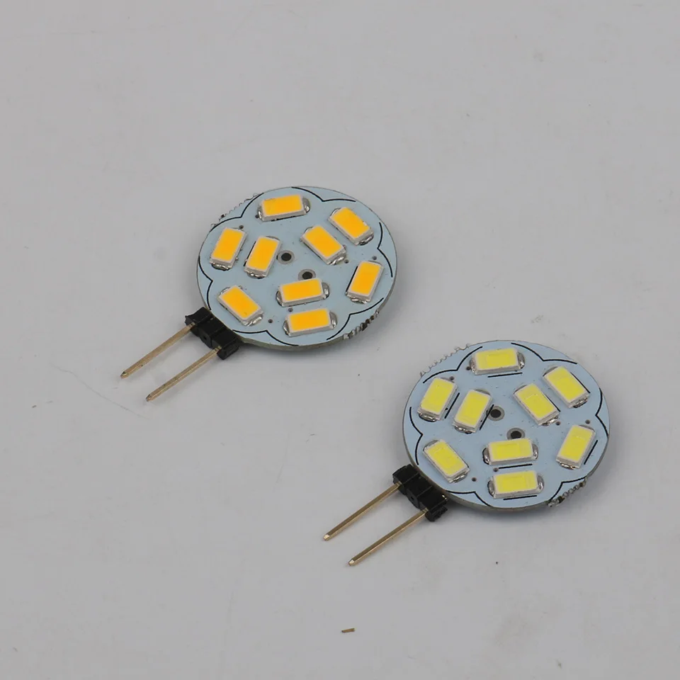 G4 LED Round Range Hood Lamp 9 leds 5730 LED Light Bulb for Boat