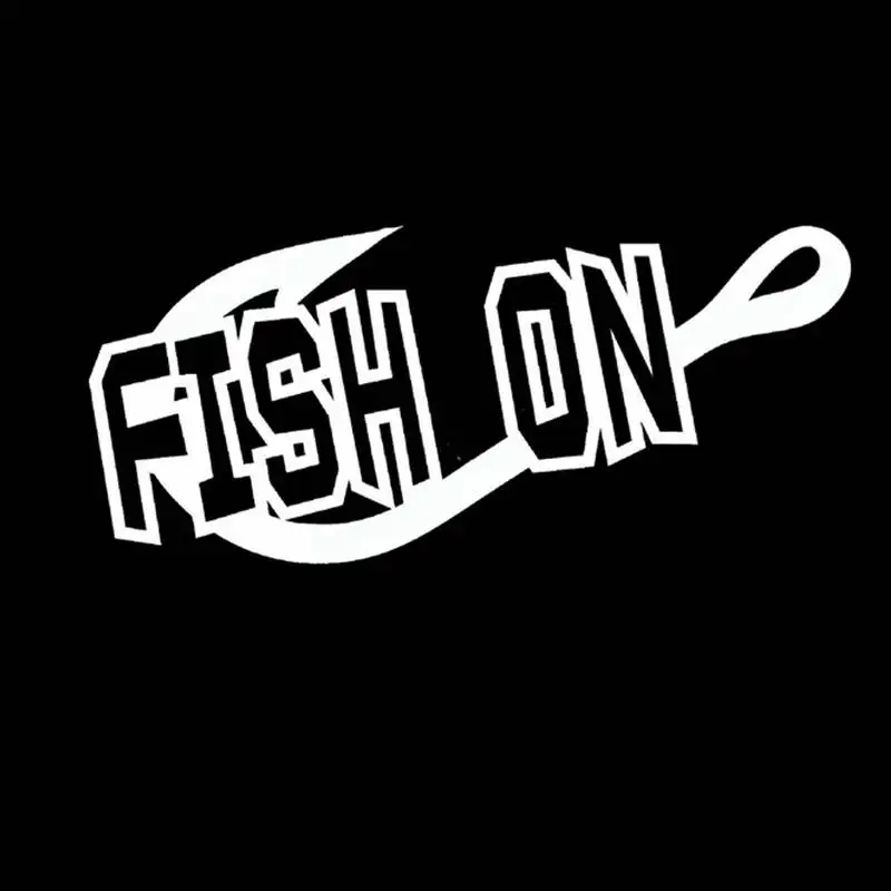 Pegatina Hooks Decal Angling Tackle Shop Hollow Sticker Fish On Fishing Boat Car Window Vinyl Decal Funny Poster Motorcycle