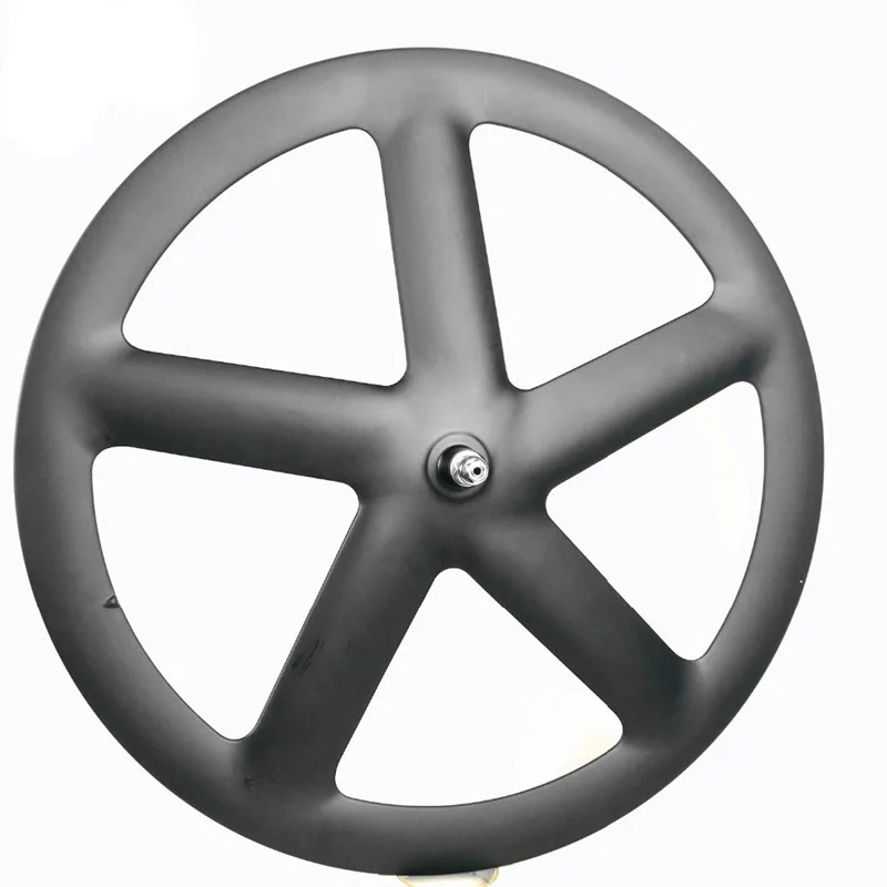 carbon 5 spokes wheels Carbon 5 Spokes Clincher/Tubular Wheels Five-spoke carbon wheelset for Track/ Road Bike UD/3K matte