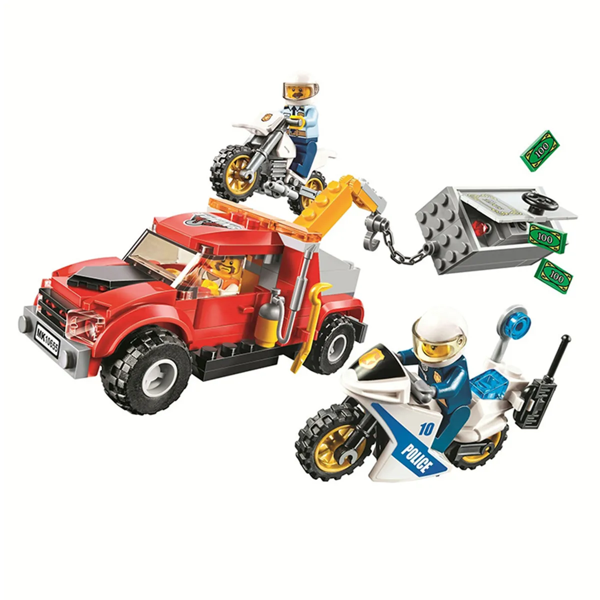 lego city police tow truck trouble 60137 building toy