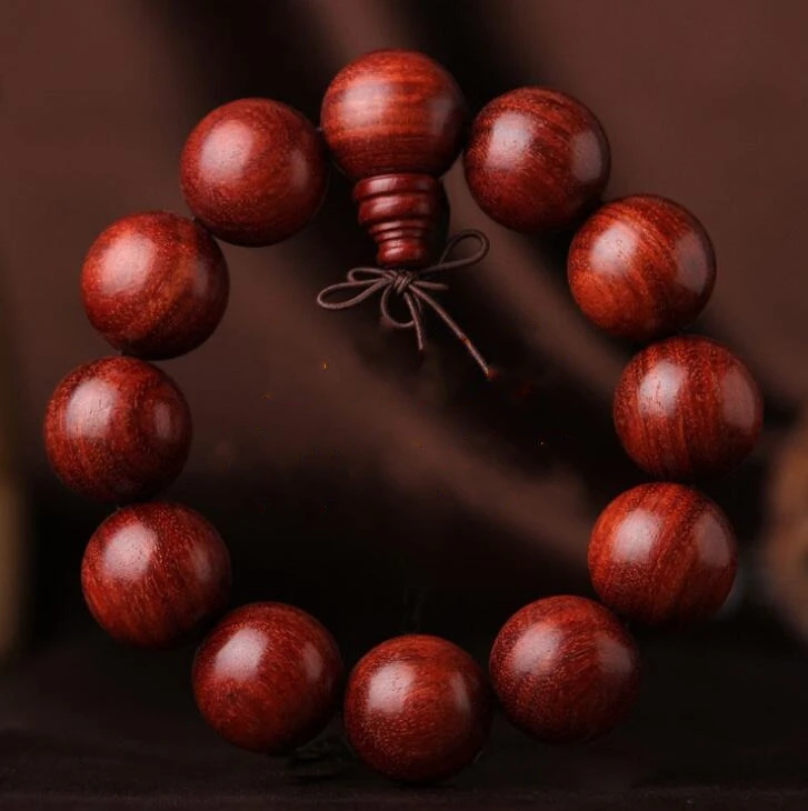 

Chinese Wood Carved Red Sandalwood Hand String High Oil Zambian Blood Sandalwood Beads Exquisite Hand Strings Bracelet
