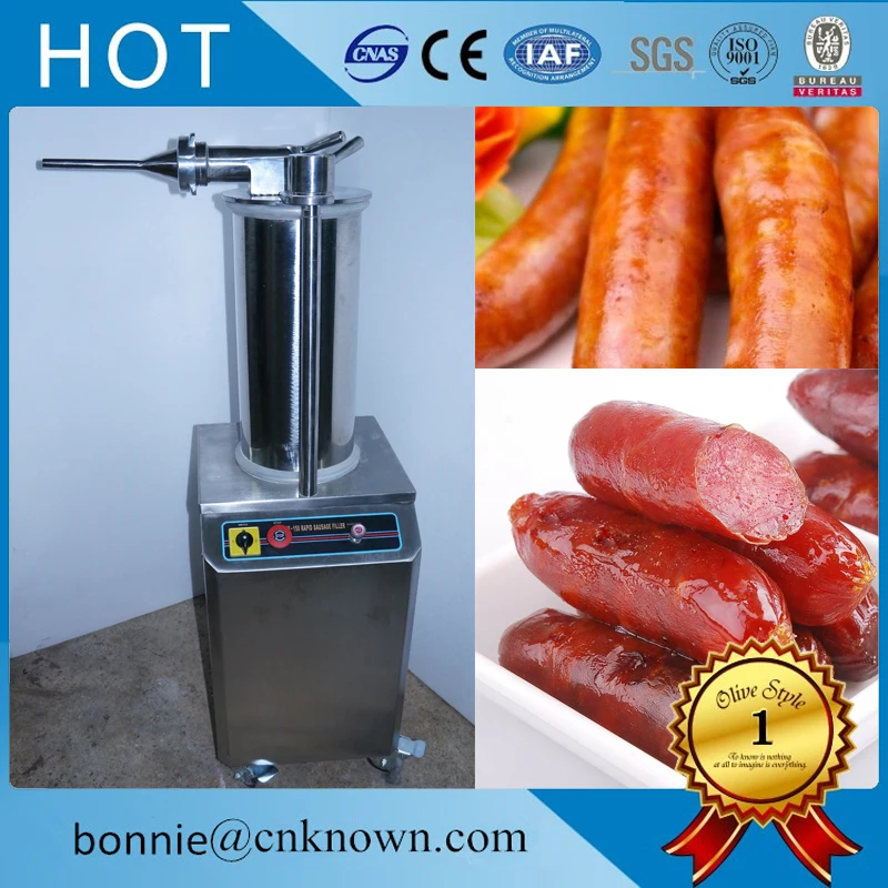 400kg/h electric hydraulic sausage filling maker ham sausage making