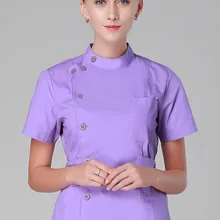 Новая больница салон красоты, клиника женщина-врач хирургической скраб с короткими рукавами изоляции медицинский костюм медсестры рубашка+ брюки