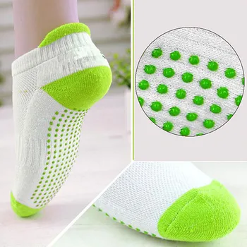 

Professional Anti Skid Socks Fitness Yoga Socks Foot Protect Women Indoor Fitness Backless Soft Cotton Non-Slip Sports Socks