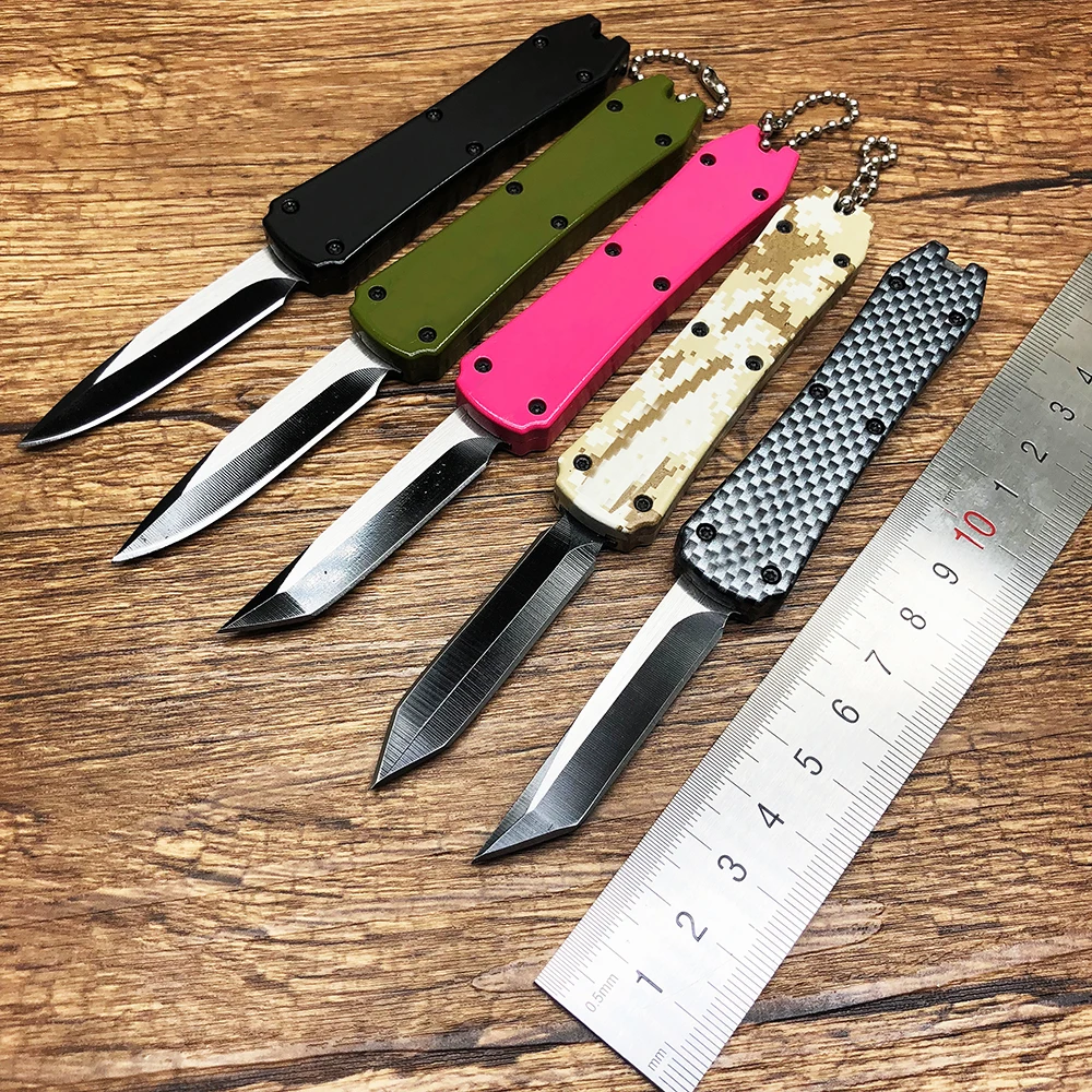 

BMT Micro Mini Tactical Survival Folding Knife 440C Aluminum Handle Outdoor Camping Hunting Pocket EDC Tools Keychain Knife
