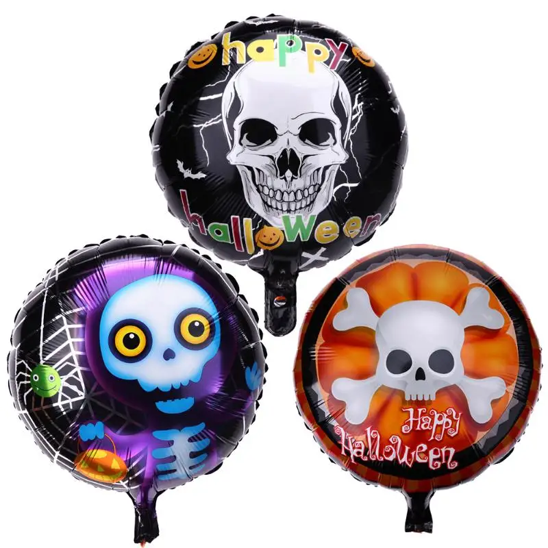 

10pcs 18inch Halloween Balloons Special Aluminum Film Shaped Balloons Bar Party Christmas Decorative Balloons for Kids