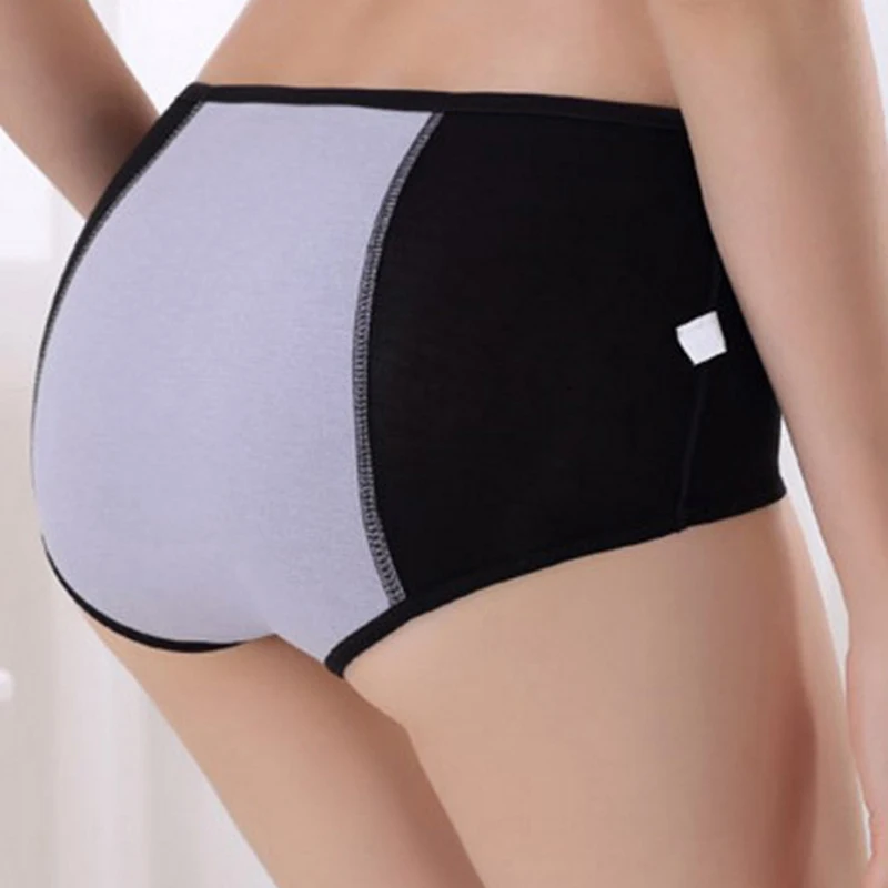 Women Physiological Sexy Briefs Leakproof Menstrual Period Broadened High Waist Underwear Health Cotton Seamless Ladies Panties