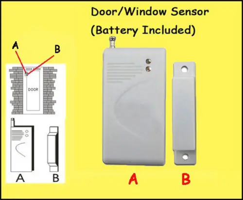 wireless door sensor