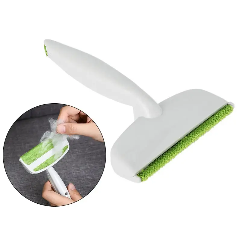 

Creative Double-Head Clothes Pets Hair Fluff Lint Remover Brush Manual Magic Home Sofa Bed Seat Gap Dust Cleaning Tools