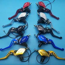 Bomba de freio hidráulica com alavanca ajustável, para motocicleta, de embreagem, mestre cilindro, universal, para honda, yamaha, kawasaki