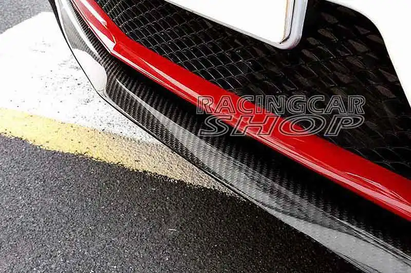 OE-Style Real Carbon Fiber Front Spoiler Lip Spoiler For MERCEDES BENZ W176 A CLASS A250 AMG SPORT BUMPER