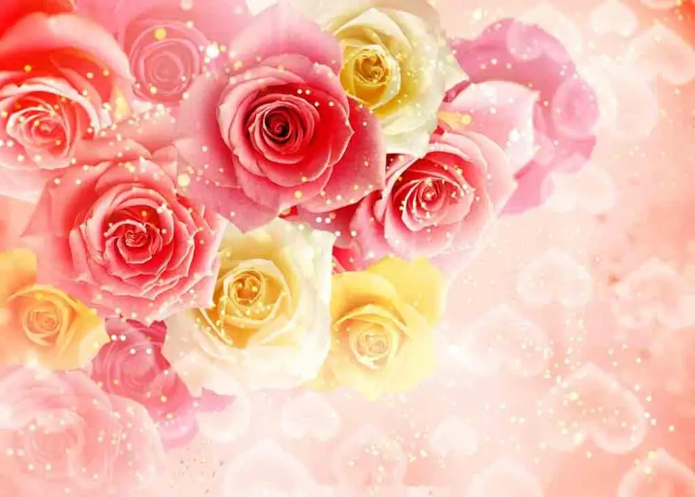 

SHENGYONGBAO Vinyl Custom Photography Backdrops Prop Dream Floral Theme Photo Studio Background DR19511-809