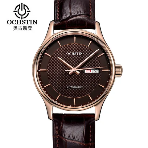 Marca de Luxo de Couro Hora de Relógio Tempo-limitado a 2020 Ochstin Homens Mecânicos Assista Montre Homme Relógios Top Mulheres Automático