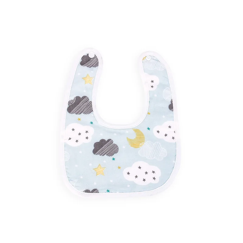 MuslinTree comfort and absorbent U shape baby cotton bib | Детская одежда и обувь