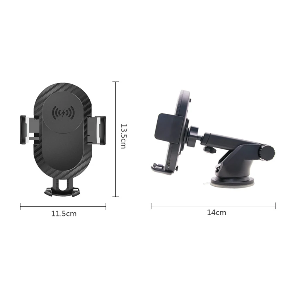 Universal 10W Wireless Charger Multi-function For Samsung S9 Plus Galaxy Note 8 9 Phone Holder Clamp Suction Cup Stand in Car Universal 10W Wireless Charger Multi-function For Samsung S9 Plus Galaxy Note 8 9 Phone Holder Clamp Suction Cup Stand in Car