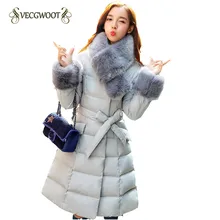 Высокое качество, белый утиный пух, 90% тонкий пуховик, одежда, пальто, новинка, Корея, MS, зимняя куртка, теплый меховой воротник, элегантный пуховик для женщин