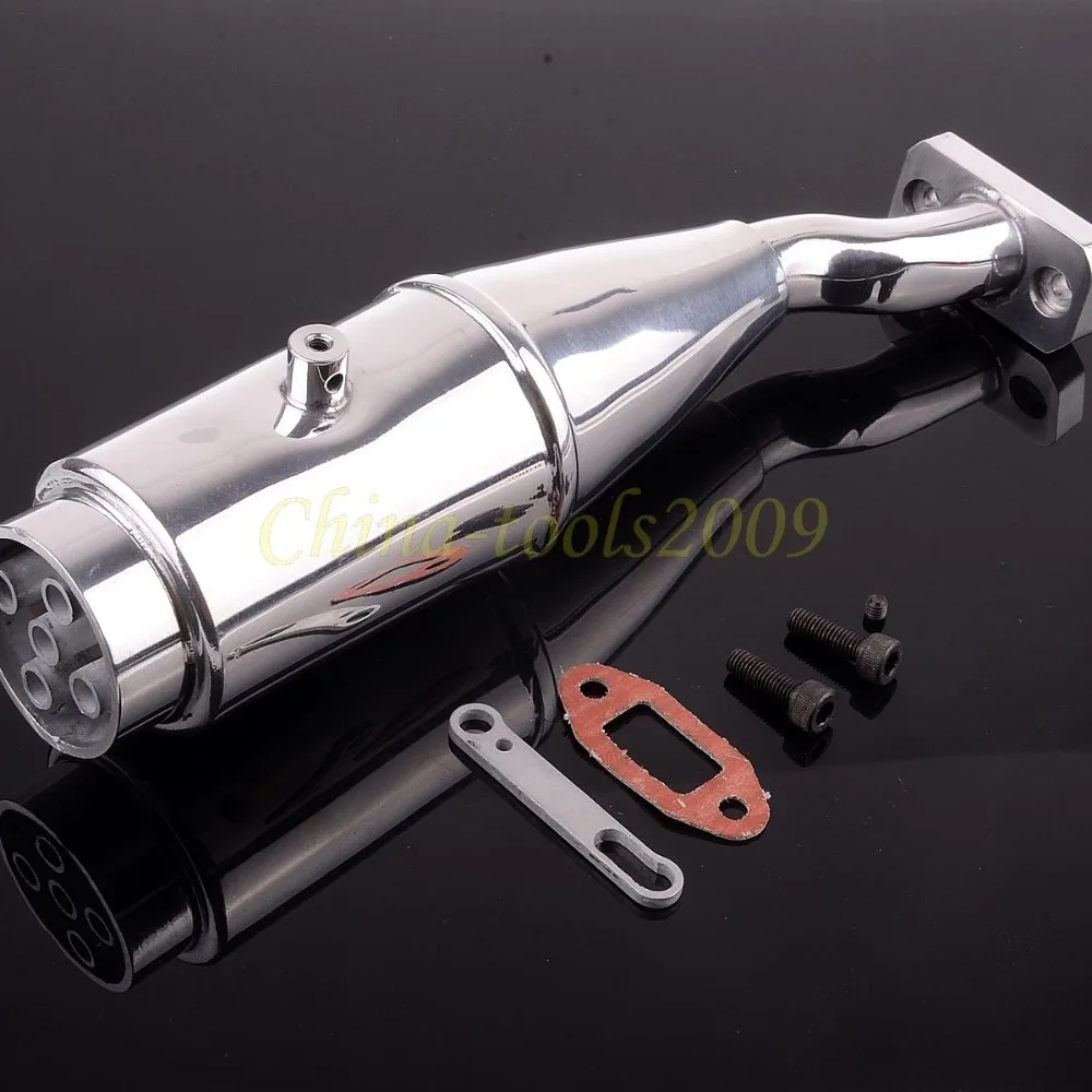 

Upgrade 5 holes Rocket Aluminum Rear Exhaust Pipe For 1:5 Petrol RC Car Rovan HSP KM SS FG Baja 5B 5T 5SC Monster Truck 15005S