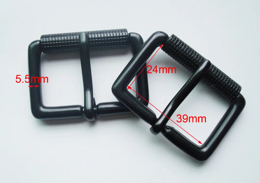 

new arrival top quality DIY Leathercraft Hardware belt roll buckle,1-9/16''( 40mm) double pink buckles,nickel free and lead free