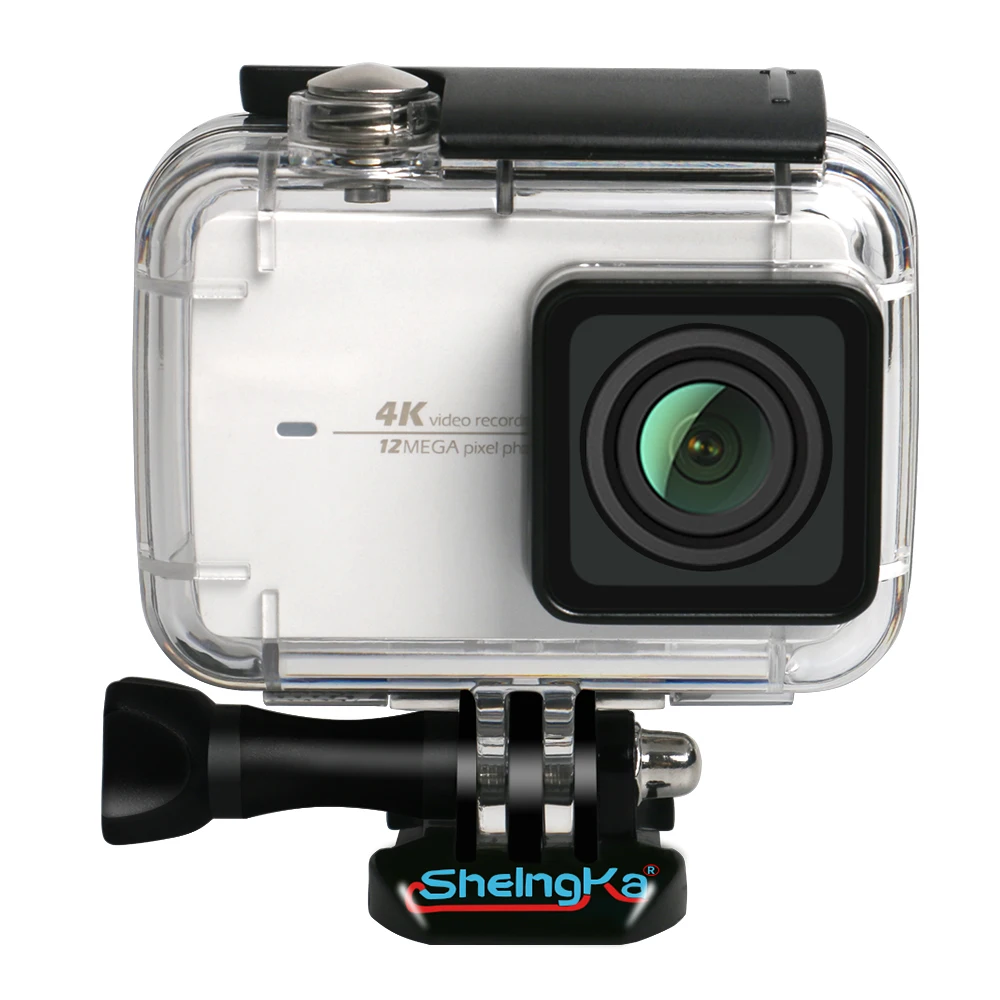 

ShelngKa Diving Protective Housing Waterproof Case 40m for Xiaoyi 4K II / Yi Lite Action Camera with Bracket