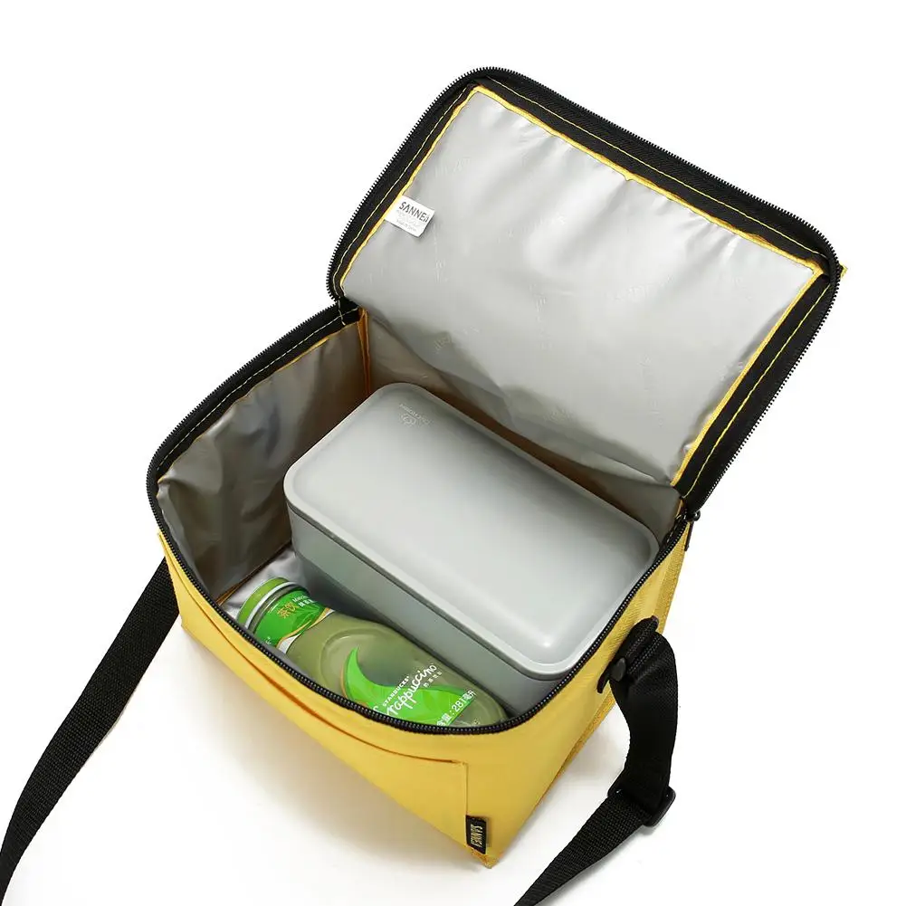 Insulation Thermal Lunch Picnic Bag Nylon Waterproof Insulated Portable Picnic Bags For Outdoor Camping Bento Food Storage Bag Insulation Thermal Lunch Picnic Bag Nylon Waterproof Insulated Portable Picnic Bags For Outdoor Camping Bento Food Storage Bag