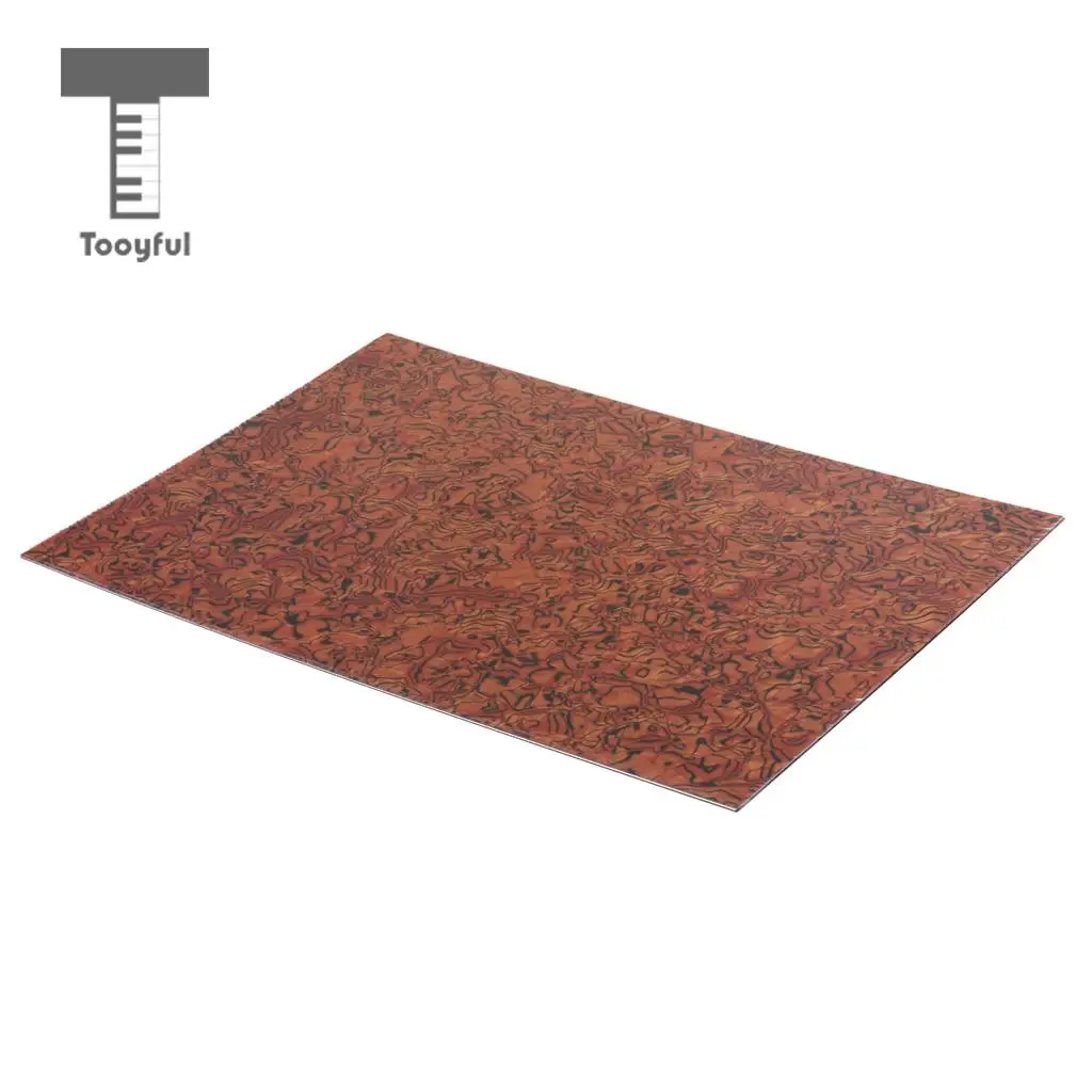 Tooyful Durable 4ply Plastic Guitars Bass Pickguard Material Scratch Plate Blank Sheet DIY Musical Instrument Accessory