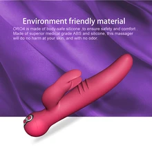 Clitoris Stimulator Rabbit Vibrator Dual G spot Vibration Sex Dildo Vibrators Female Masturbation Magic Wand Sex toys For Woman