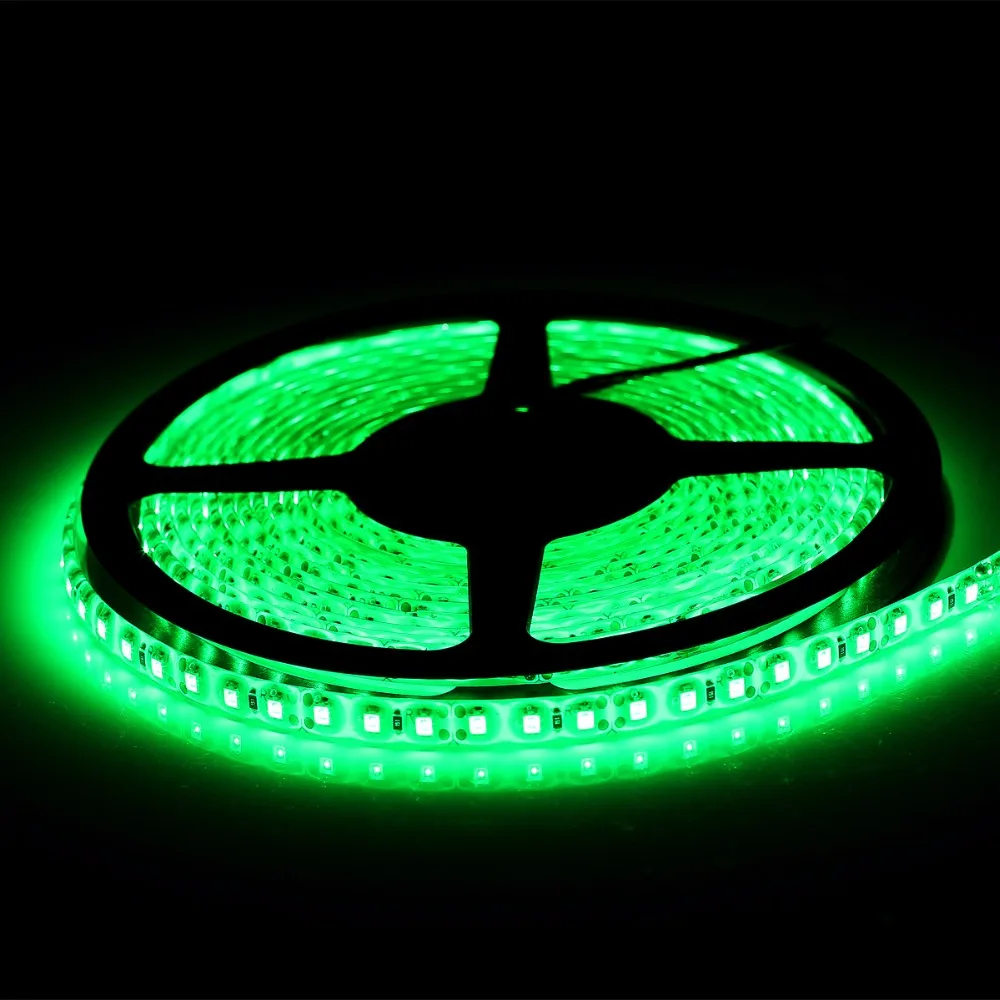 Green LED Strip Light 3528 SMD 5M 600LEDs DC 12V Waterproof Flexible LED Light Strip Tape Lamp Band for Home Decoration Lighting Green LED Strip Light 3528 SMD 5M 600LEDs DC 12V Waterproof Flexible LED Light Strip Tape Lamp Band for Home Decoration Lighting