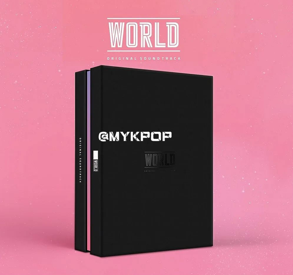 

[MYKPOP]~OFFICIAL~KPOP Album: WORLD OST, CD+Photobook+Photo Card+Poster KPOP Item SA19071301