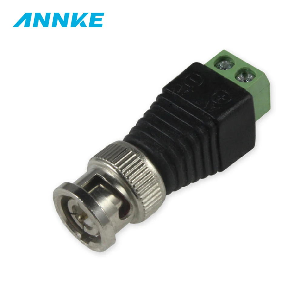 ANNKE Новое поступление 10 шт./лот коаксиальный CAT5 BNC разъем для видеонаблюдения