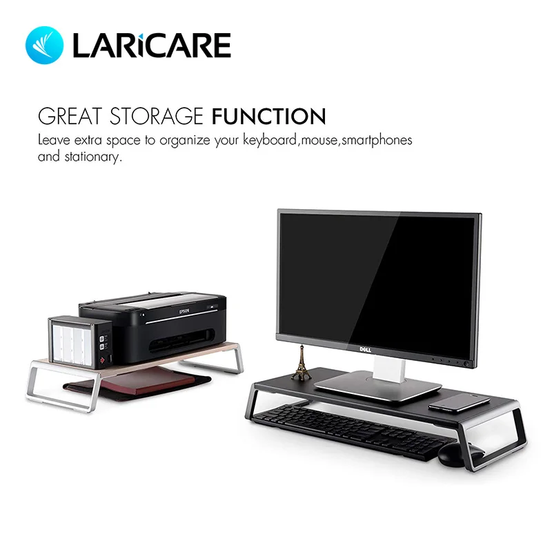LARICARE مكتب للحاسوب شخصي. دعم جميع دفتر ، حاسوب شخصي مكتبي مراقبة ، المتكاملة الكمبيوتر. 508*204*90mm