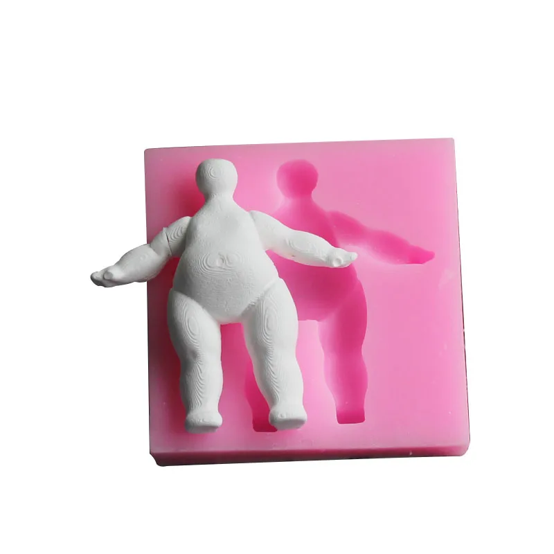 Новая кукла силиконовая форма DIY силиконовая форма для помадки сахарный шоколадный мусс Желе Форма для выпечки Посуда