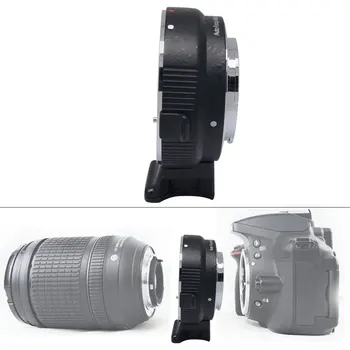 

Mcolpus Auto Mount Adapter EF-NEX for Canon EOS EF Mount Lens to Sony NEX series E-Mount Camera with 1/4 Tripod socket