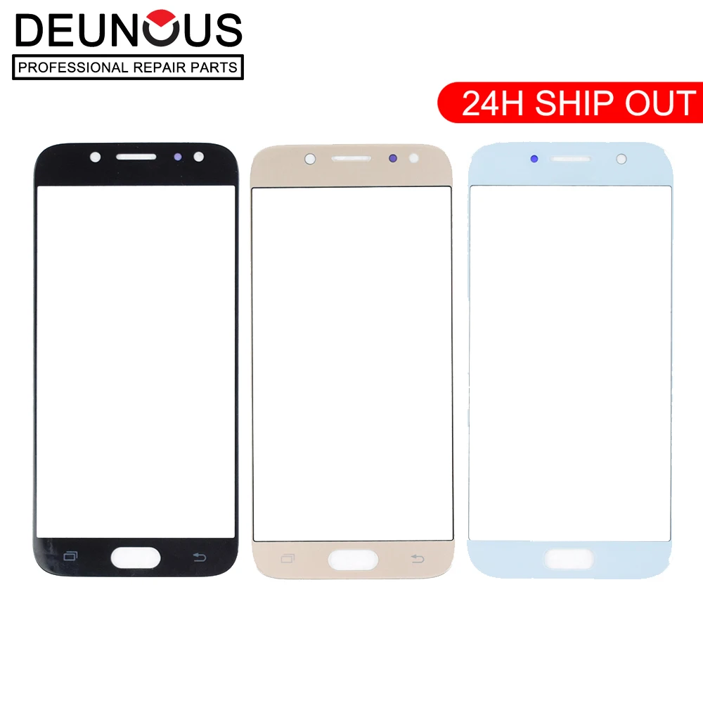 

Front LCD touch screen outer glass lens replacement for samsung galaxy j5 j530 J530F j7 j730 J730F 2017 10pcs