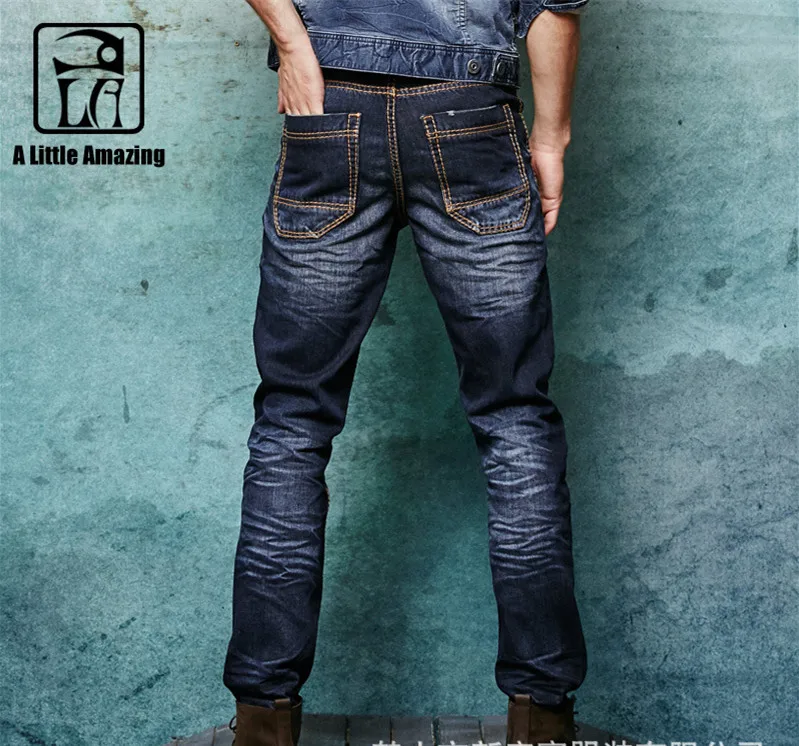 thick stitch jeans mens