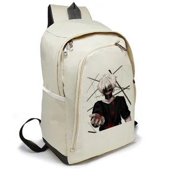 

Anime Kaneki Ken Backpack Chuldren School Bags Cartoon Tokyo Ghoul Bag Travel Durable Tokyo Ghoul Cosplay Backpack