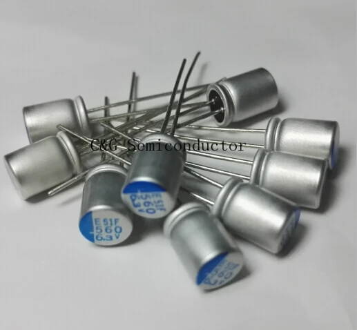 

10pcs 6.3V 560UF 6SEPC560MW Solid Capacitor motherboard capacitor