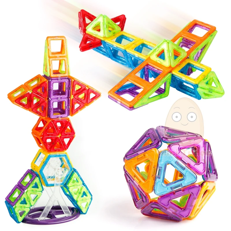 Goede 152 46 Pcs Magneet Speelgoed Bouwstenen Magnetische Construction Set Designer Kids Diy Educatief Speelgoed Spelletjes Voor Kinderen