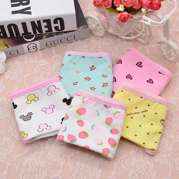

3 Pcs/lot Children Panties Girls' Briefs Female Child Underwear Baby Girl Cotton Sweet Design Panties Children Clothing