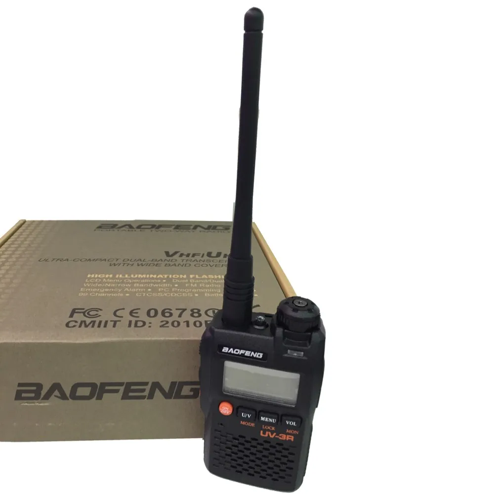 Baofeng UV-3R Walkie Talkie 10KM 2W 99CH UHF VHF FM VOX Pofung UV 3R walk talk Dual Band Two Way Radio amador UV3R (7)