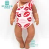 Fashion doll clothes for 43cm toy new born doll accessories Sling Swimsuit ► Photo 3/6