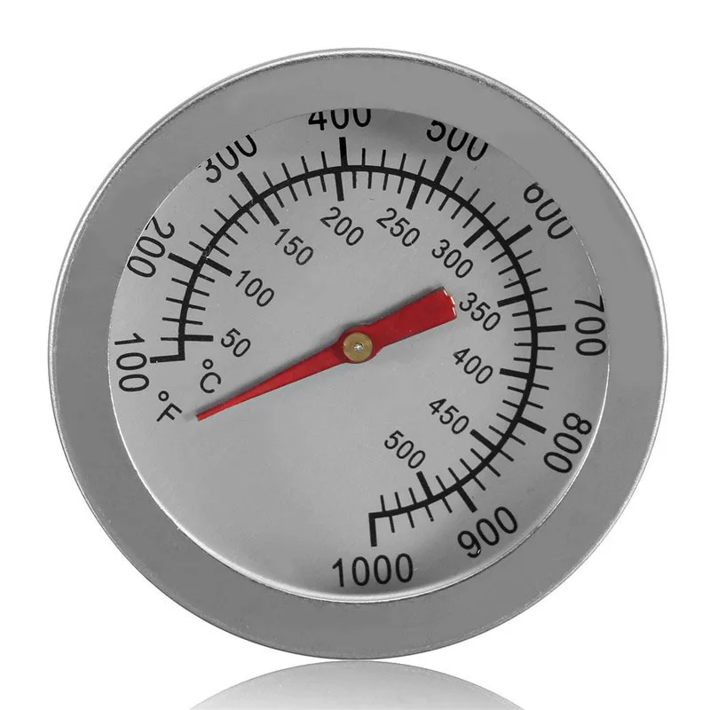 Аналоговый термометр из нержавеющей стали для духовки, гриля, барбекю, двойная шкала, датчик мгновенного считывания, еда, приготовление пищи, измерительный прибор для мяса