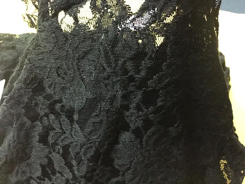 Maternity Black Lace Bodysuit Photography Props Fancy Pregnant Women Pregnancy Picture Photo Shoot Dress Gown Clothes In Home