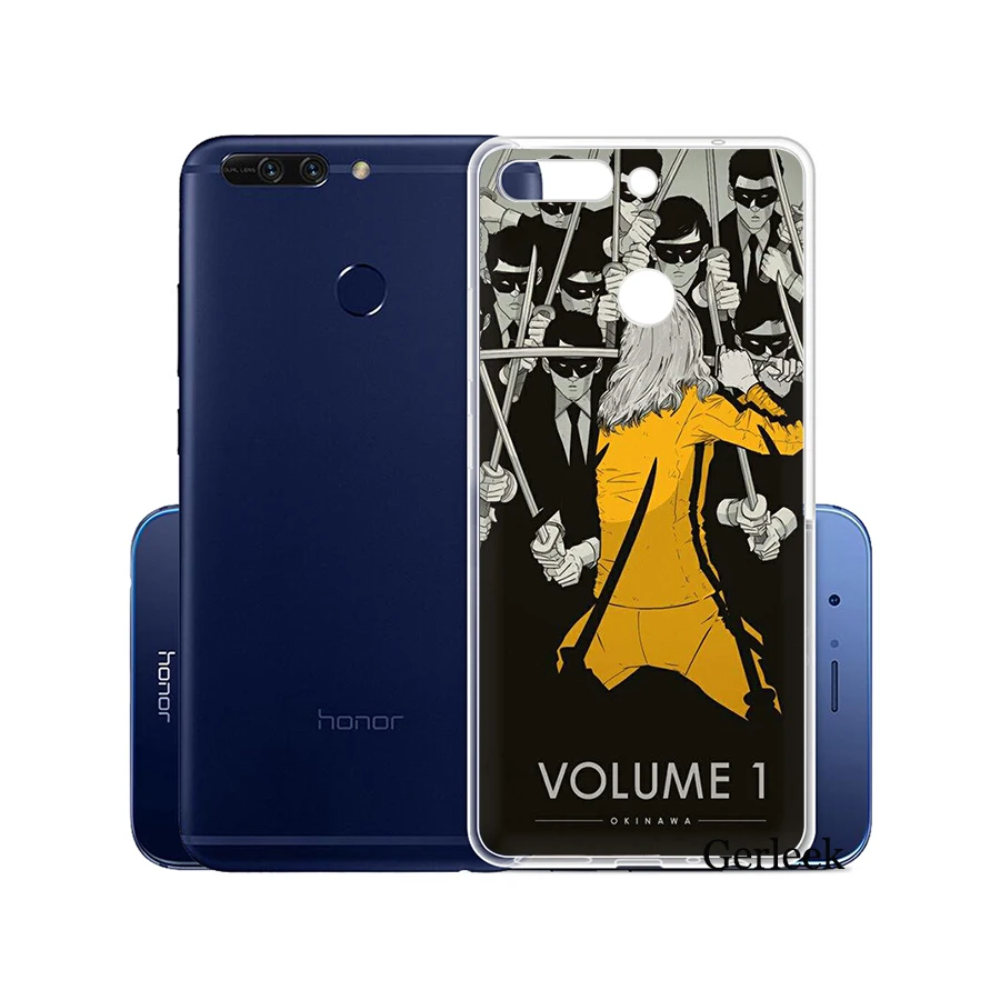 Чехол для телефона Kill Bill Movie Drawing Huawei Honor 6A 7A 7C 7X8X8 9 10 Lite Play мягкие чехлы из