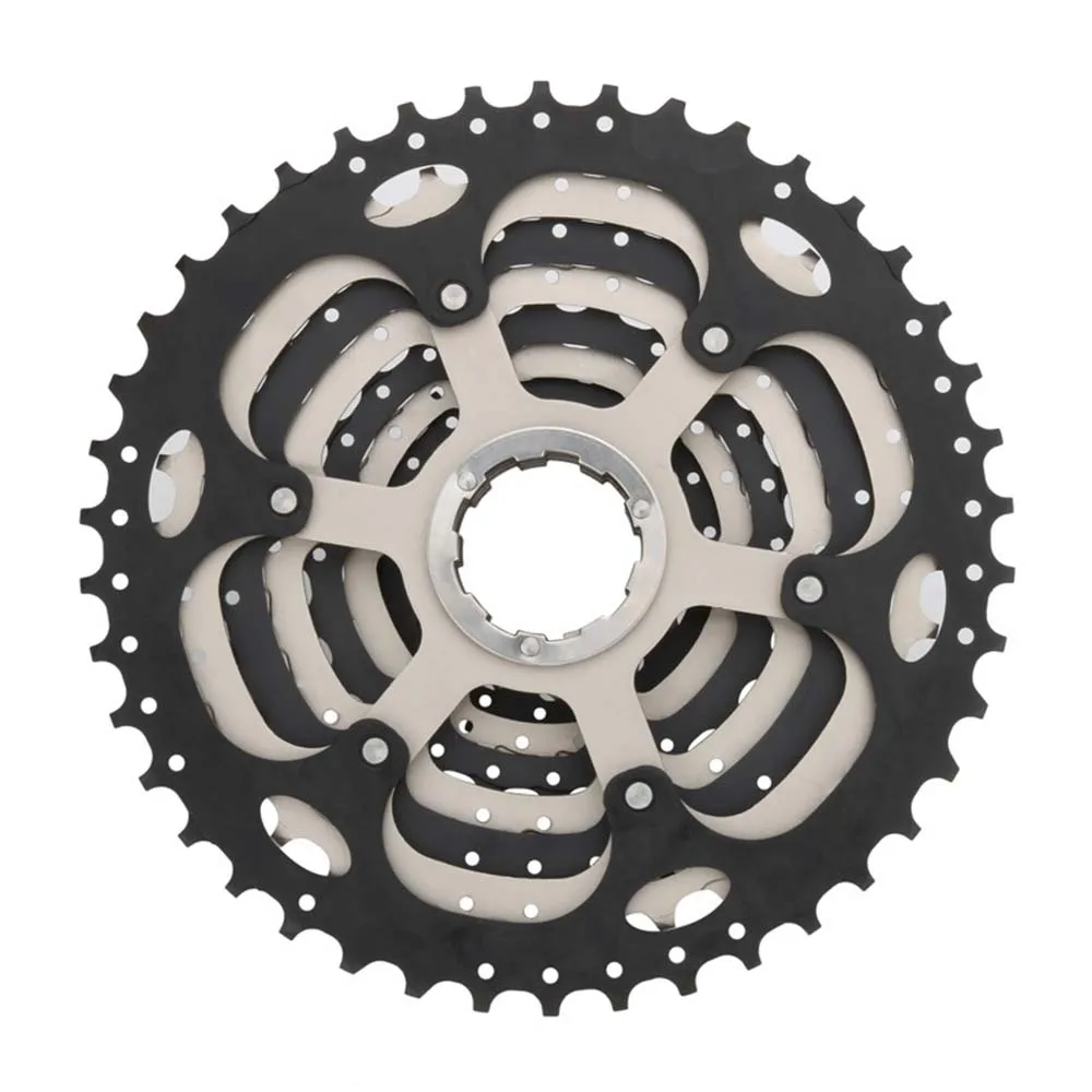 BOLANY MTB велосипед Freewheel 10 скоростная Кассетная передача 11-42 T широкого соотношения сталь черный серебристый 10 s звездочки аксессуары для горных велосипедов