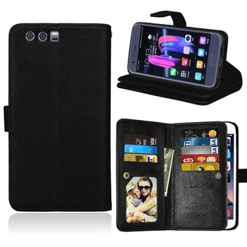 

Honor 9 Leather Case Wallet Flip Case for Huawei Honor 9 with 9 Card Slots
