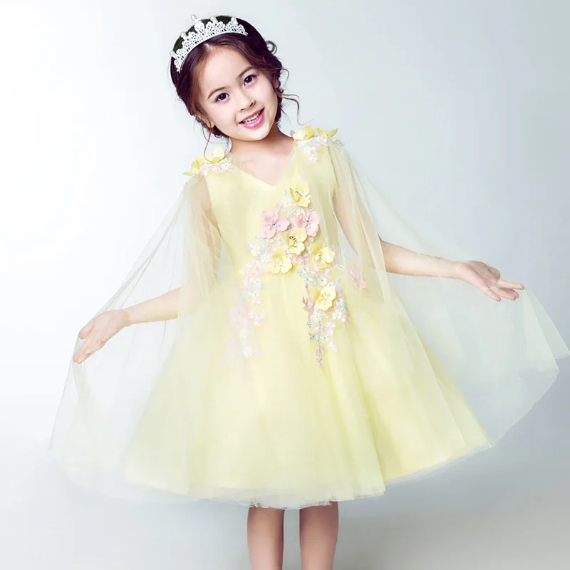 baby yellow wedding dress